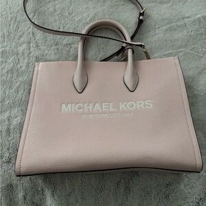 Michael Kors Blush Pink Pebble Purse